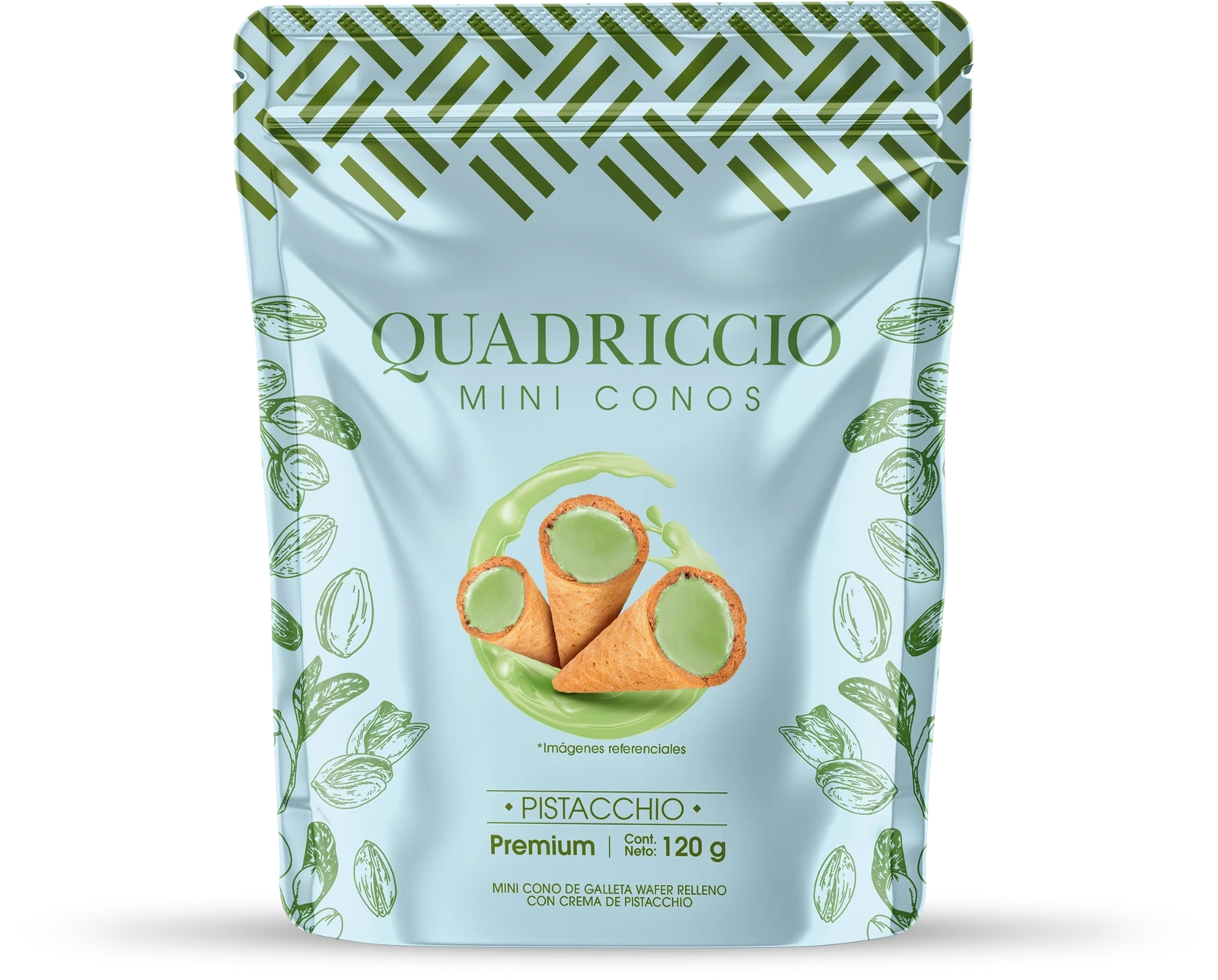 Mini conos de pistacchio Quadriccio